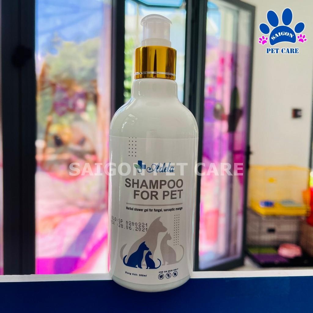 Sữa tắm dưỡng lông Shampoo For Pet hỗ trợ phòng và trị nấm, ve, ghẻ, bọ chét, viêm da cho chó mèo