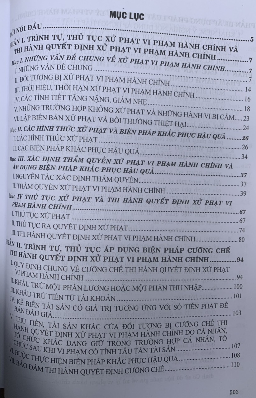 Thủ Tục Xử Phạt Vi Phạm Hành Chính