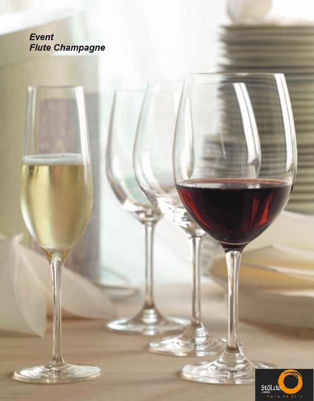 Ly Champagne Flute Stoelzle Event Flute Champagne Glass 195ml - Thiết Kế Cổ Điển, Phong Cách Vượt Thời Gian, Bền Và Ổn Định, Hoàn Hảo Cho Các Buổi Tiệc Tùng Tại Nhà