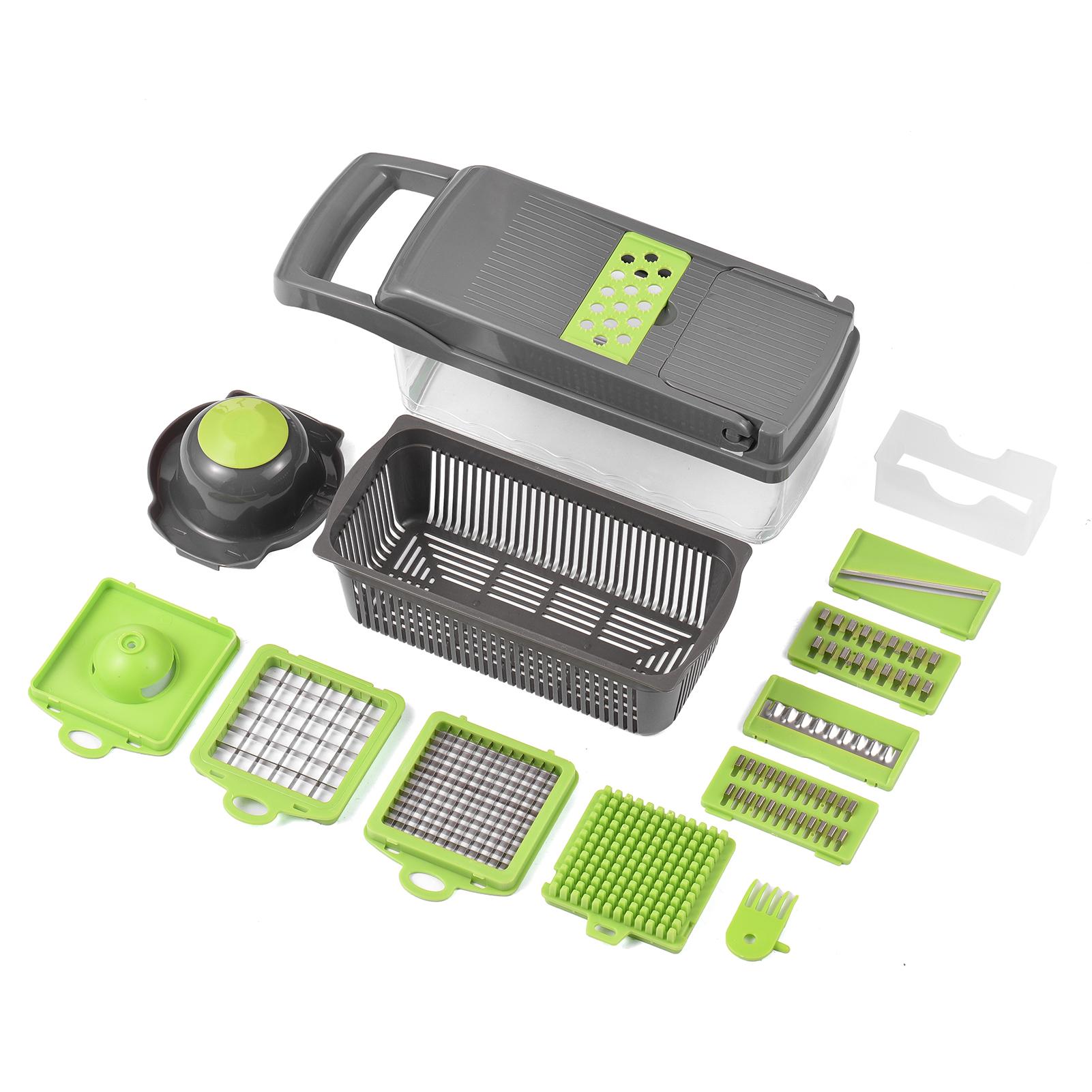 Vegetable Chopper Cutter Food Veggie Onion Chopper Kitchen Composite Tool Slicer Dicer Garlic Grinding Egg Seperator