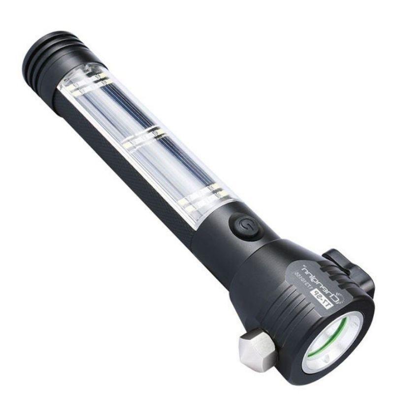 Đèn Pin 11 Chức Năng Solar Power Flashlight Cao Cấp Tiện lợi