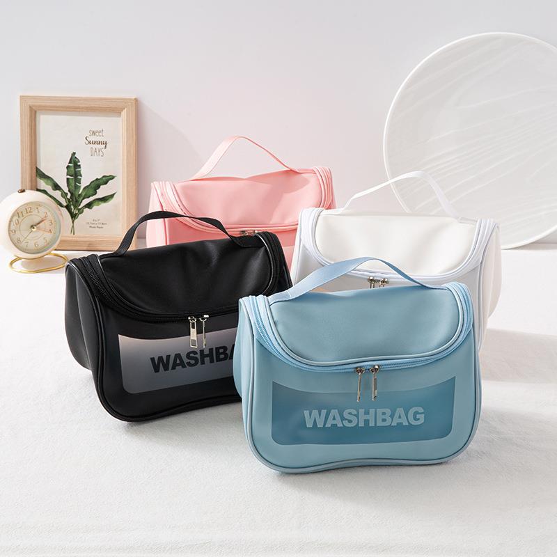 Túi Đựng Mỹ Phẩm, Đồ Trang Điểm Du Lịch Washbag Chống Nước Có Quai Xách Tiện Lợi