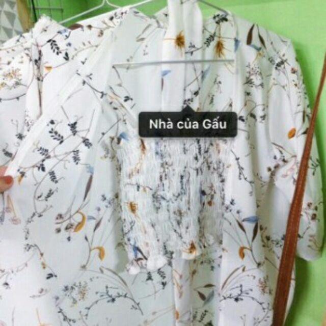 Set Kimono Đi Biển Siêu Xinh