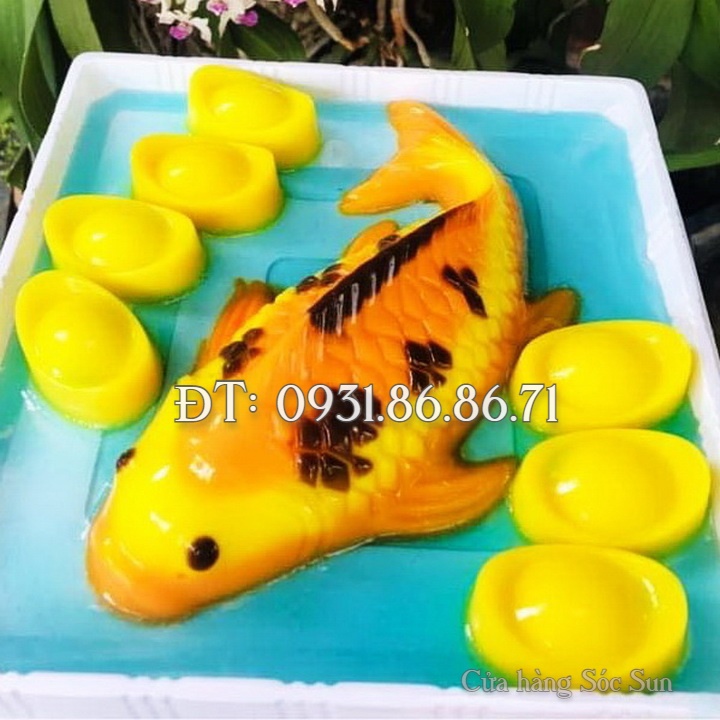 Khuôn 3 con cá chép loại 25 cm - Mã số 1745