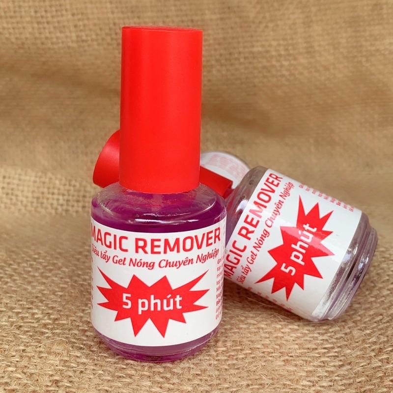 phá gel Magic remover chai đỏ