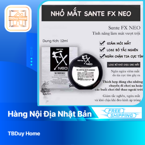 Nước Nhỏ Mắt Fx Neo 12ml Nhật Bản