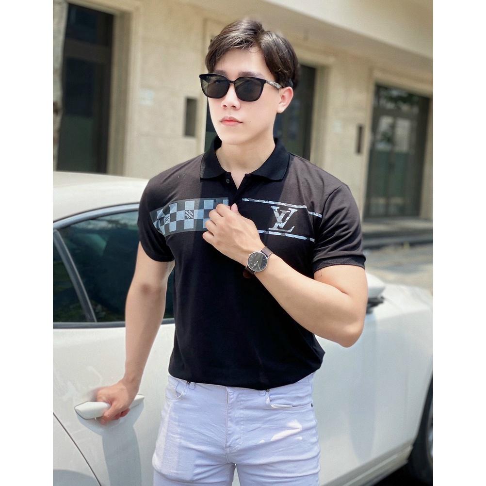 Áo thun polo nam, áo thun nam có cổ vải cotton mềm mịn, áo thun nam thời trang hoko - HK221