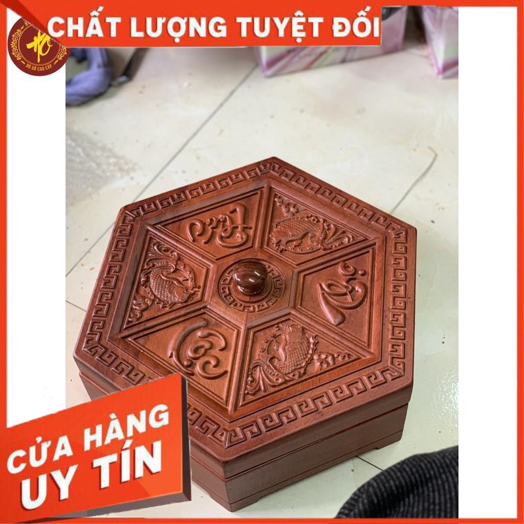 Khay đựng bánh kẹo tết bằng gỗ cao cấp