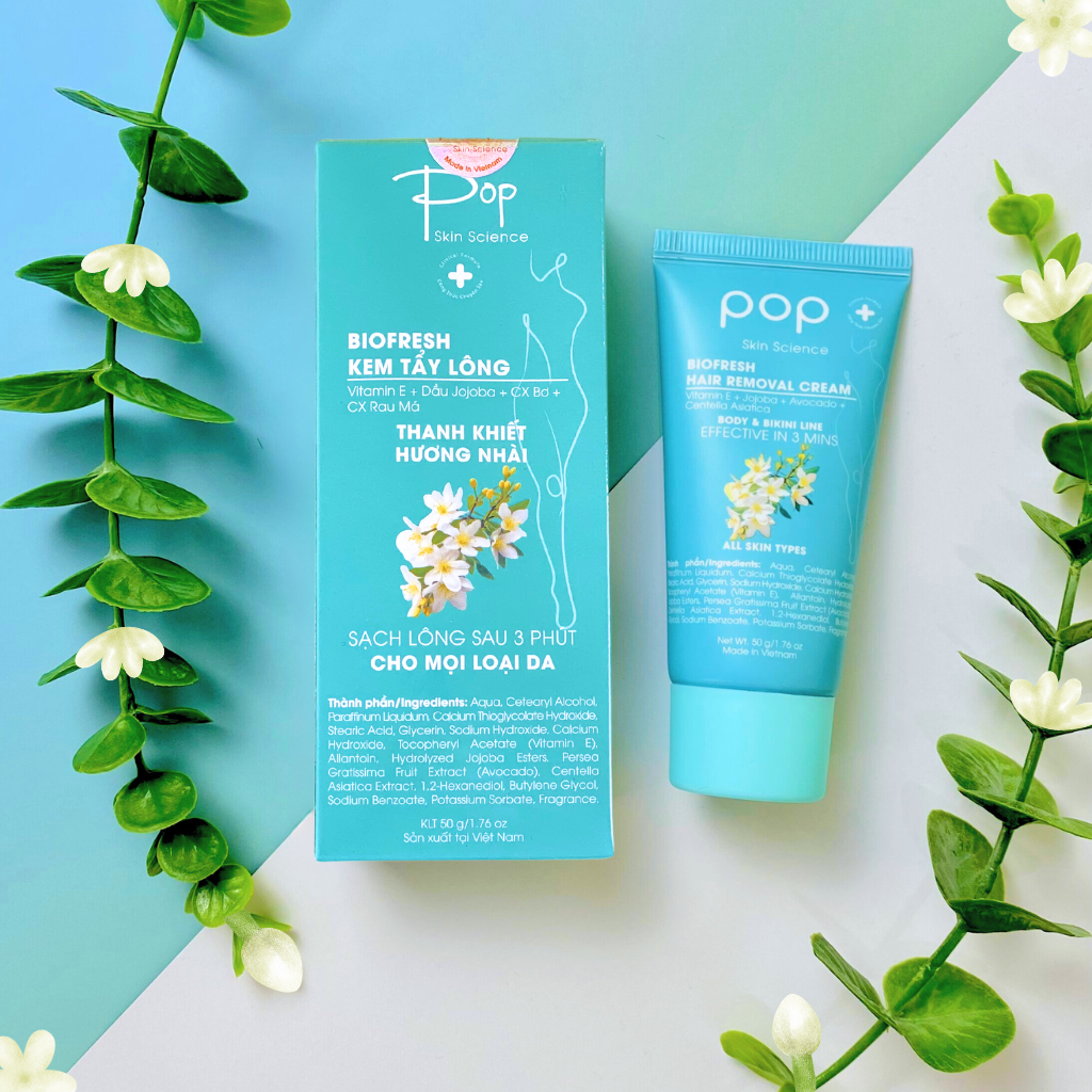 Kem Tẩy Lông Biofresh POP - Hương Nhài