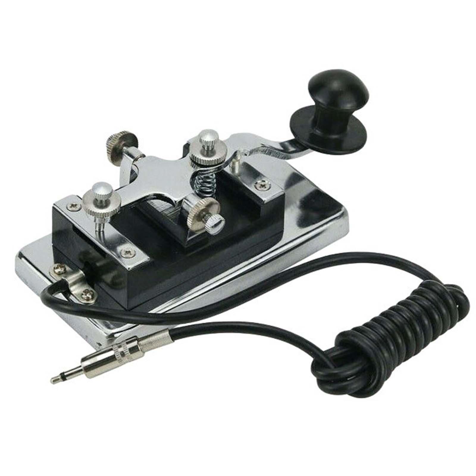 Telegraph Key Heavy Key Straight Key Shortwave Radio for Communication Teaching Radio Amateur Exerciser