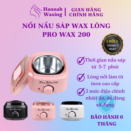 Pro 200 - Nồi Nấu Sáp Wax Lông cao cấp, siêu bền dễ dàng sử dụng tại nhà &amp; spa