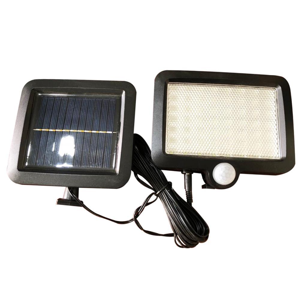 56 LED Solar Powered  Light Aisle Garden Yard Security Wall Lamp