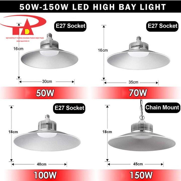 Đèn led nhà xưởng 70w
