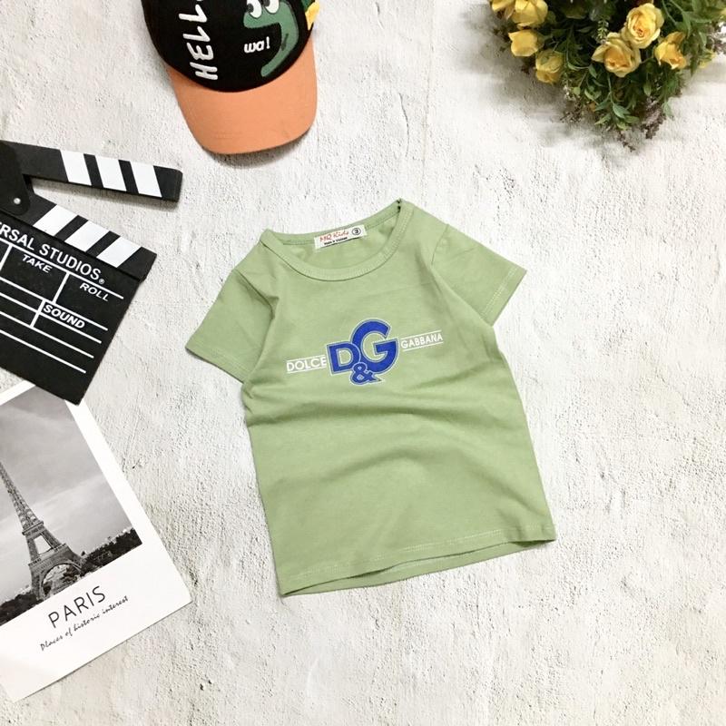 Áo thun bé trai áo cộc tay cho bé thun cotton đẹp co giãn mềm mát cho bé 8-25kg