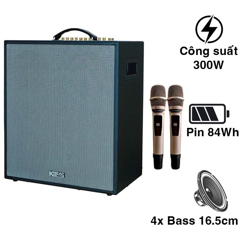 Loa di động Acnos CS550SR ( 4 bass 16.5cm ) - Hàng Chính Hãng