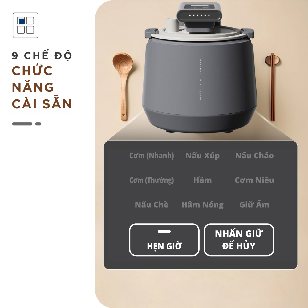 Nồi Cơm Điện Áp Suất Lòng Sứ Dưỡng Sinh Mishio MK396 dung tích 0.8L cho 1-2 người – Bí Quyết Cho Cơm Gạo Lứt - Hàng chính hãng