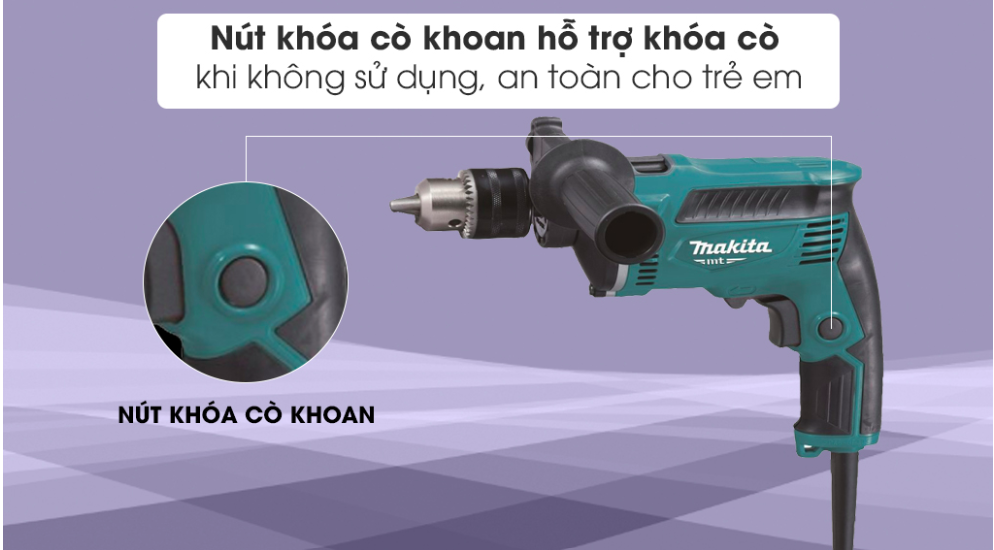 Máy khoan búa(13mm)(26 cái phụ kiện) Makita M8103KX2B