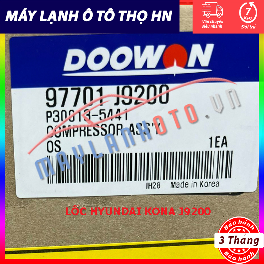 Lốc điều hòa Hyundai Kona hàng xịn Hàn Quốc 97701-J9200