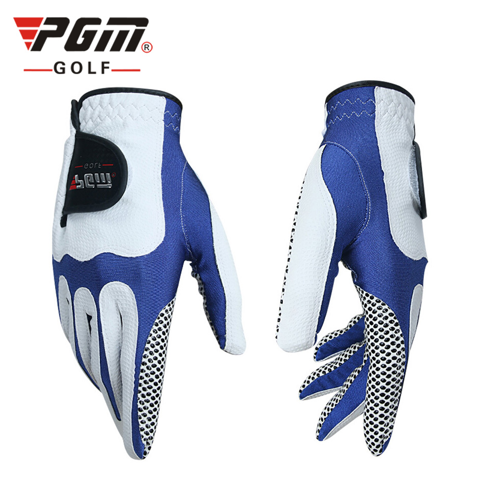 GĂNG TAY GOLF - PGM GOLF GLOVES FOR MEN - ST016 - XANH CỬA LONG SIZE ML THUẬN TRÁI - ĐEO TAY PHẢI