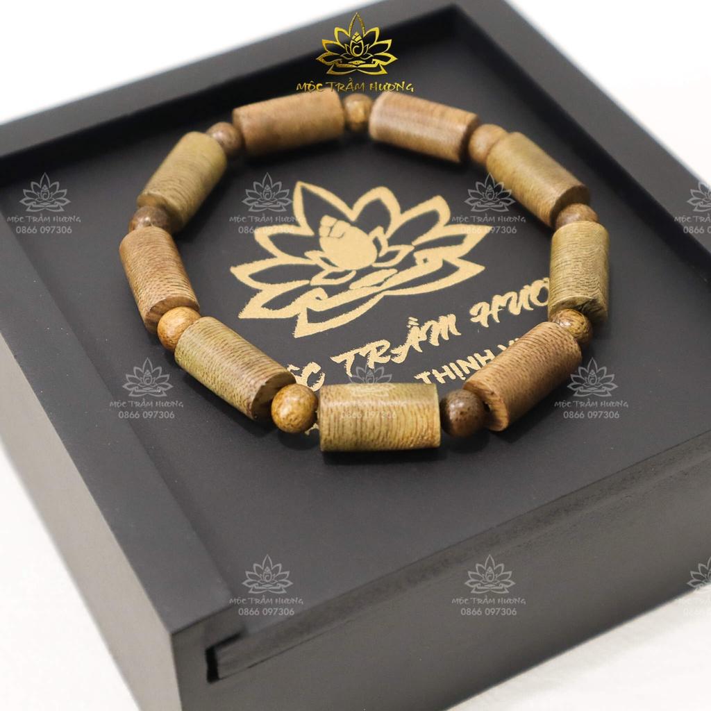 Vòng Tay Trầm Hương Trụ Trúc 8mm Trầm Tốc Việt - Trầm Hương Tự Nhiên - MTH JEWELRY