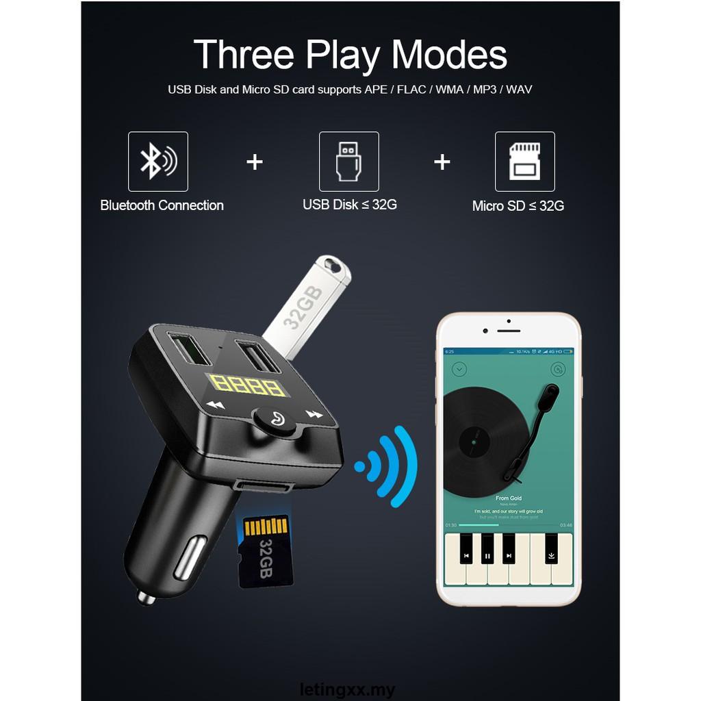 Máy Nghe Nhạc Mp3 Hỗ Trợ Thẻ Nhớ Tf Cho Xe Ô Tô
