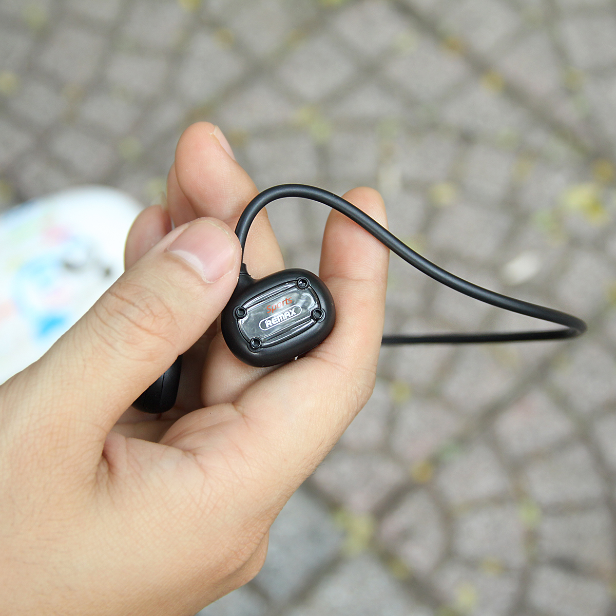 Tai nghe dẫn xương thể thao Bluetooth Remax RB-S7 Dẫn truyền âm thanh qua xương sọ, không gây đau tai Hàng Chính Hãng Remax