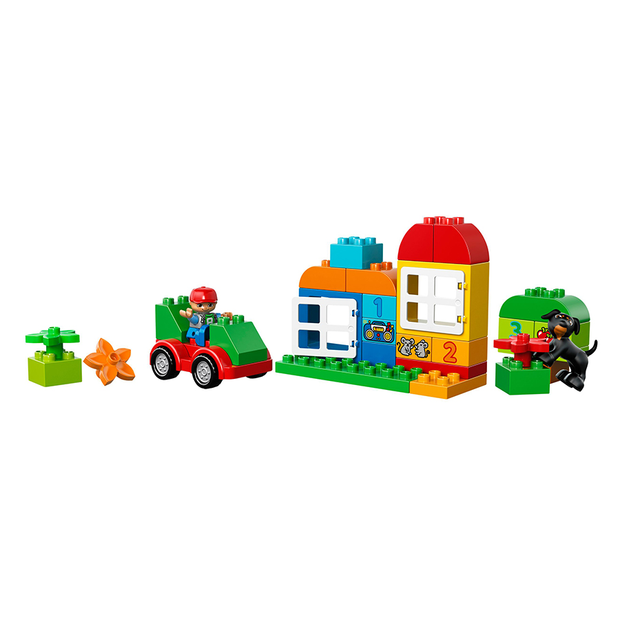 Bộ Lắp Ráp Thùng Gạch DUPLO Vui Nhộn LEGO CLASSIC 10572 (65 chi tiết)