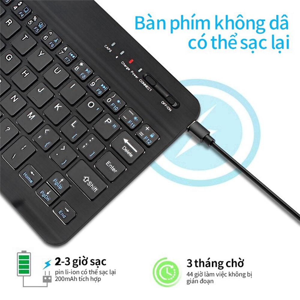 Bộ bàn phím và chuột không dây bluetooth cho điện thoại máy tính bảng ipad laptop macbook tivi Windows/Android/IOS