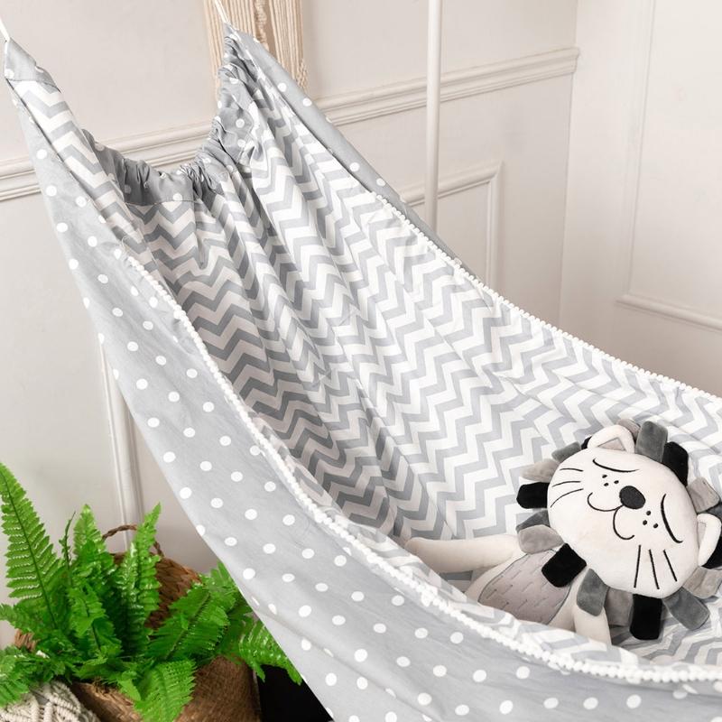 Trẻ Em Võng Đầm Ngoài Trời Trong Nhà Giỏ Treo Đồ Trẻ Em Cotton Vải Ghế Phòng Đồ Trang Trí Nhà Cửa