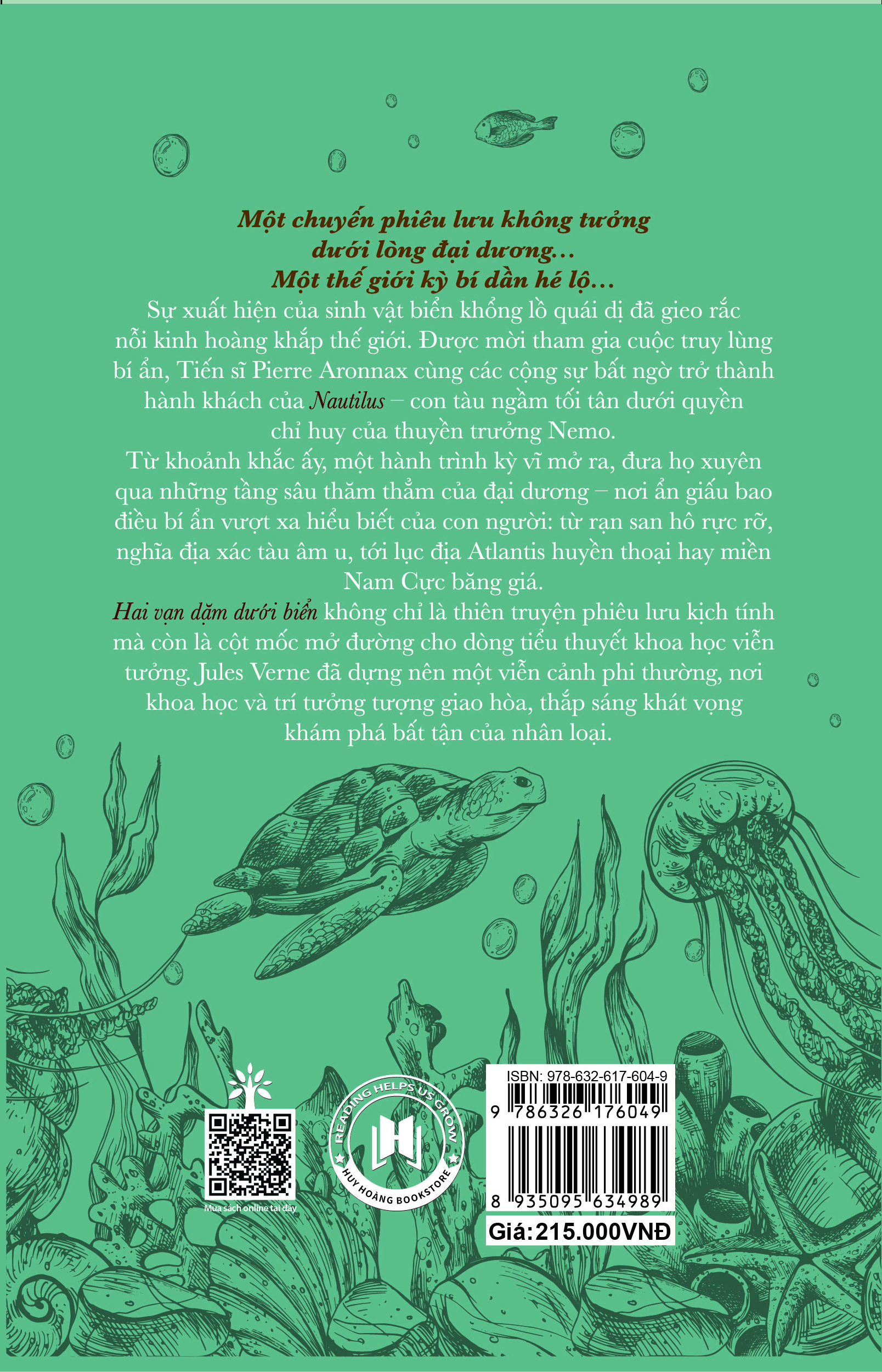 Sách Hai Vạn Dặm Dưới Biển - Ấn Bản Đầy Đủ Nhất