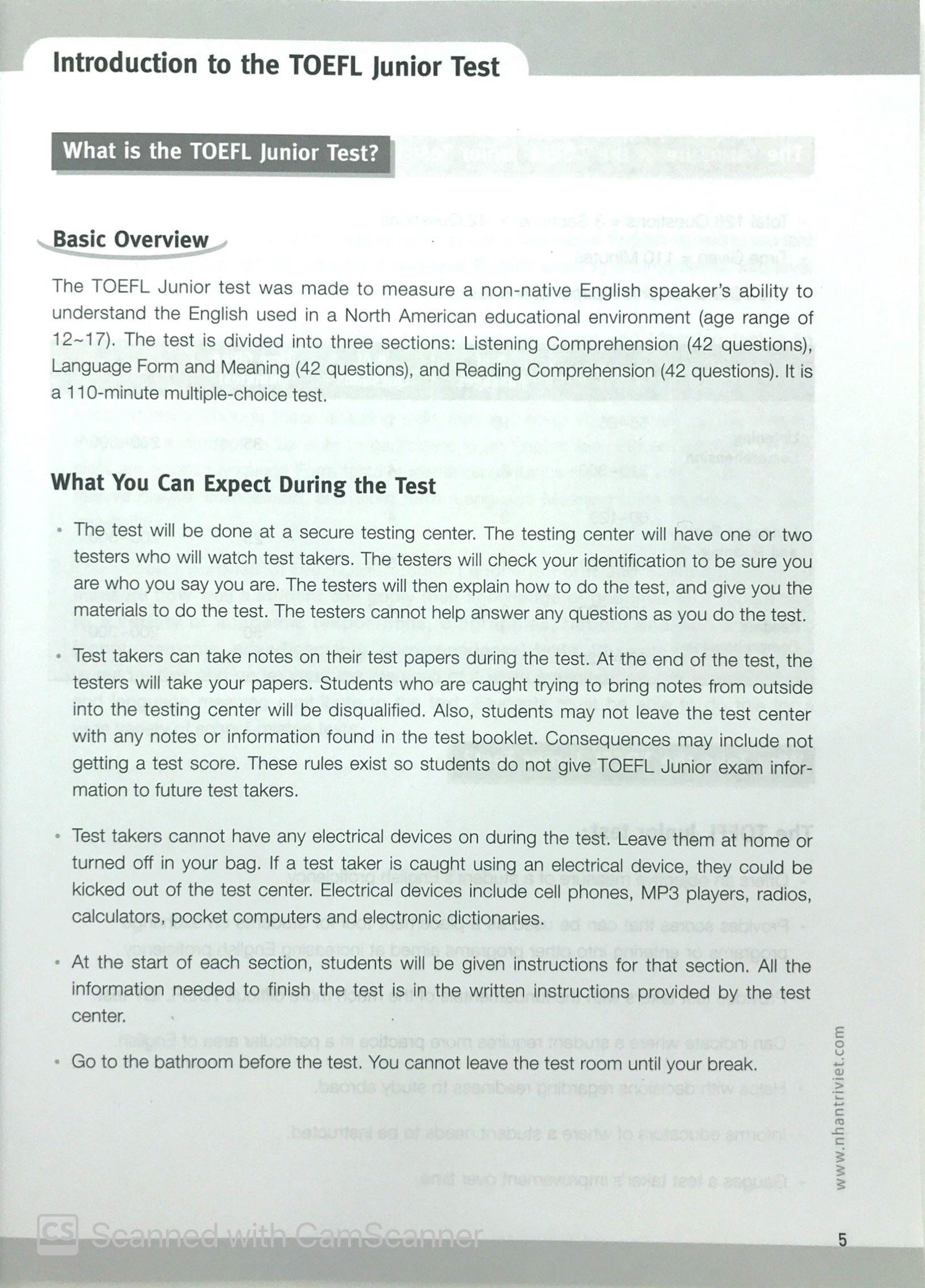 Master TOEFL Junior Advanced Cefr Level B2 (Không CD)