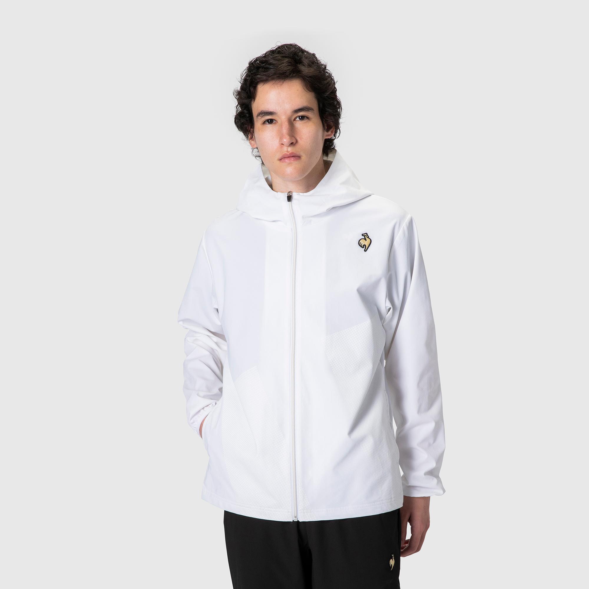 Áo khoác gió Lecoq Sportif nam - QMMSJF21-WHT