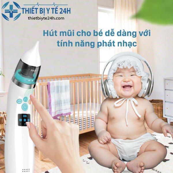 Máy hút mũi cho bé sơ sinh, dụng cụ hút mũi cho bé, đồ dụng cụ rửa mũi cho bé