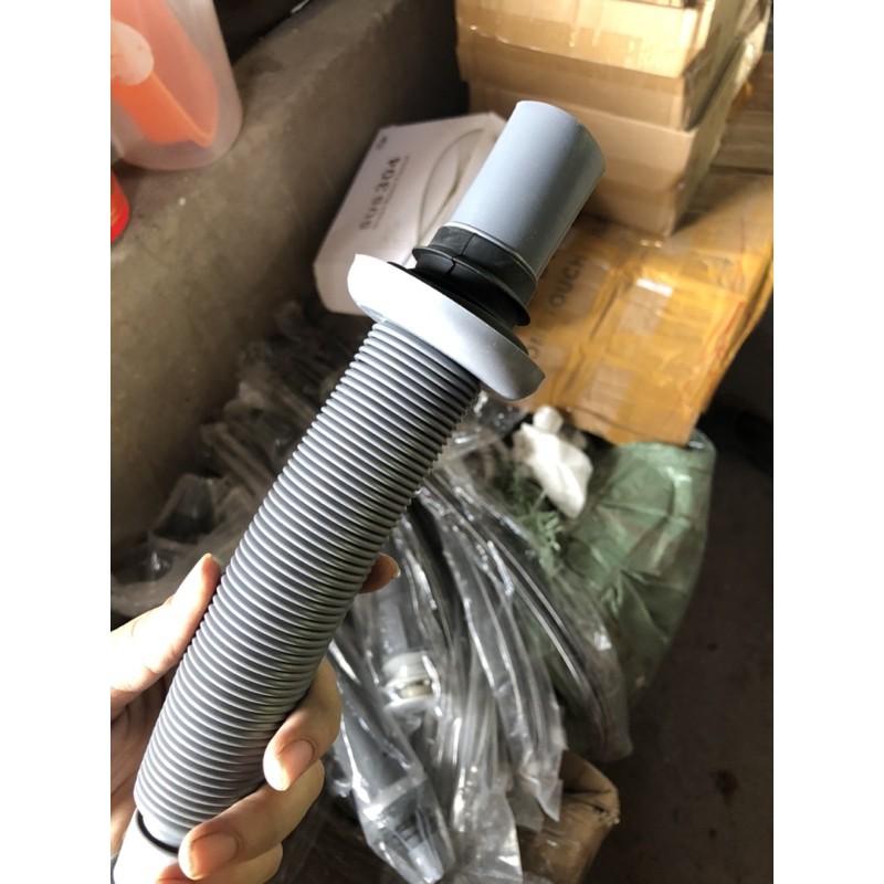 Xi phông thoát nước chậu rửa mặt thân nhựa đầu inox lõi đồng,inox