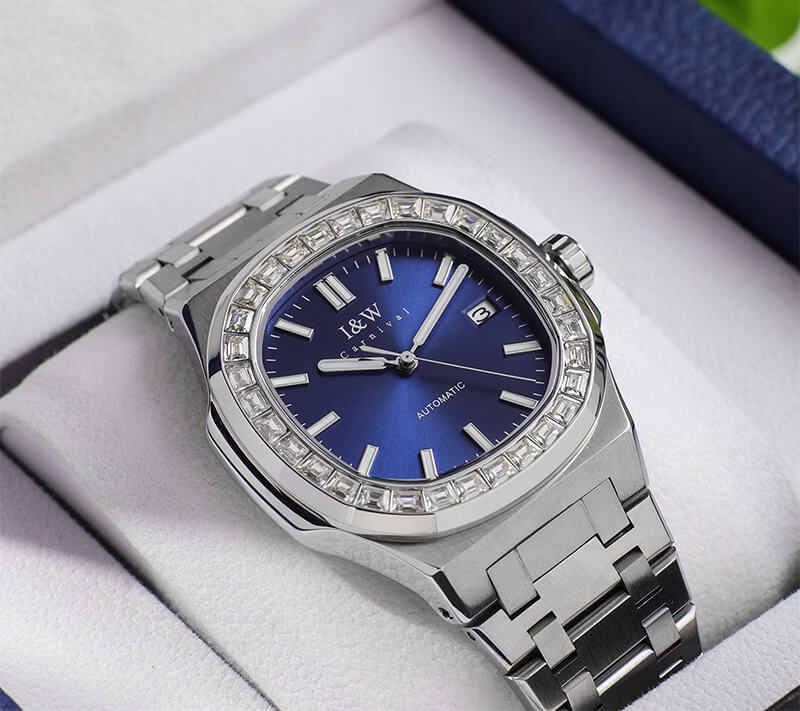 Đồng hồ nam chính hãng IW CARNIVAL IW750G-2 Kính sapphire ,chống xước,Chống nước ,Bảo hành 24 tháng,Máy cơ