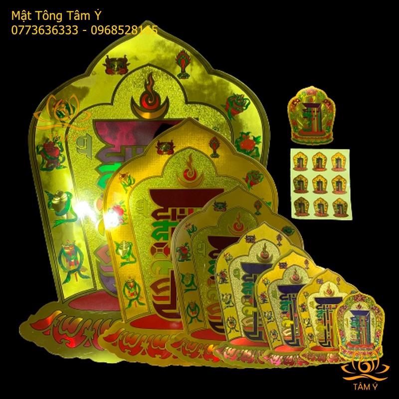 Miếng dán Thời Luân Kim Cang Kalachakra