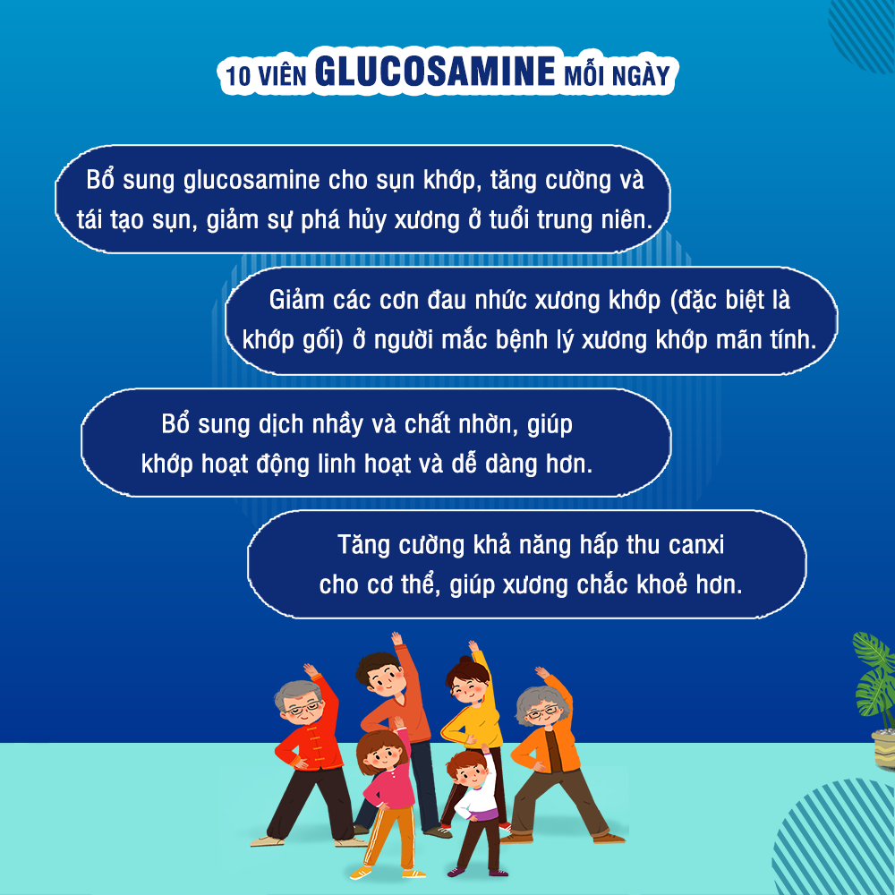 Viên uống bổ xương khớp Glucosamine Orihiro 900 viên tăng cường tái tạo sụn khớp bổ sung vitamin và khoáng chất cho cơ thể JN-OR-GLU01