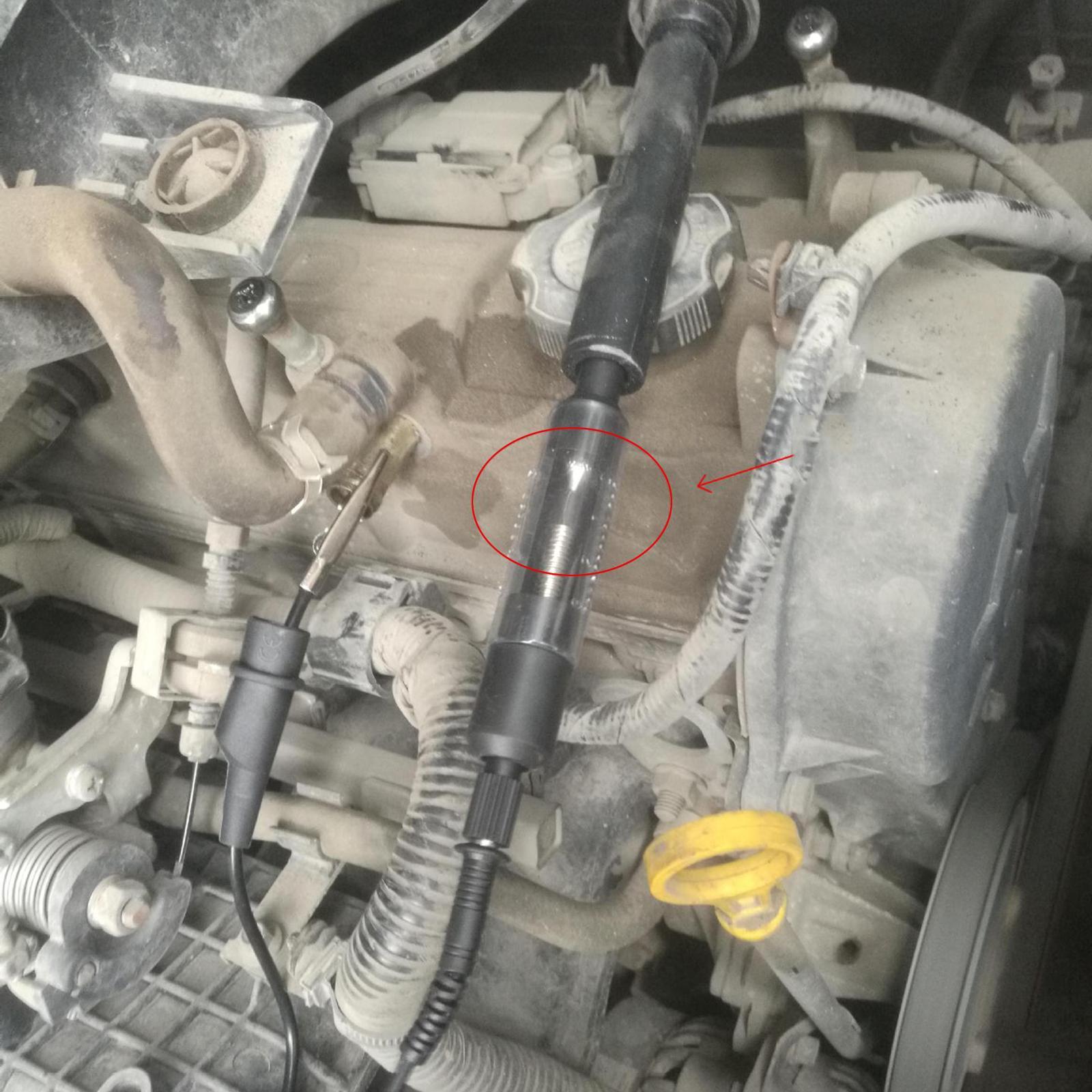 Spark Plug Tester Armature Fixing Car