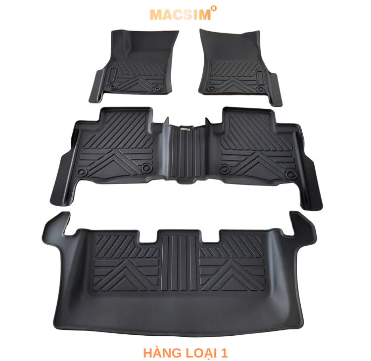 Thảm lót sàn 1 lớp sd3 Toyota Fortuner 2017- nay / Toyota Innova 2017- nay Nhãn hiệu Macsim
