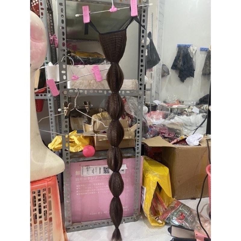 Cột tóc giả hồ lô dễ thương