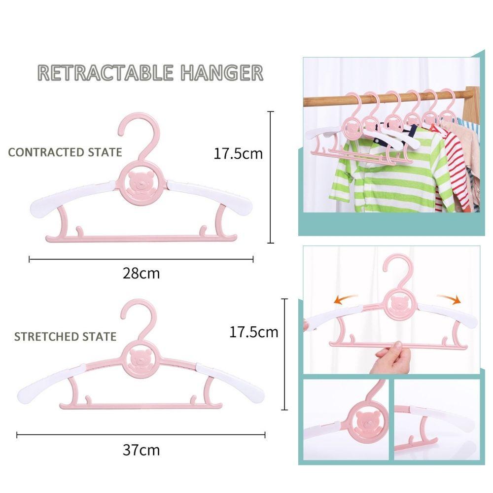 Set 5 / 20 Móc Nhựa Treo Quần Áo Trẻ Em