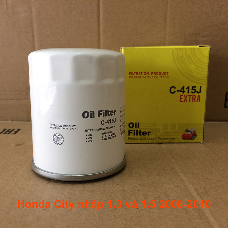 Lọc nhớt Honda City 1.3L và 1.5L 2008, 2009, 2010 15400PC6004 mã C809J