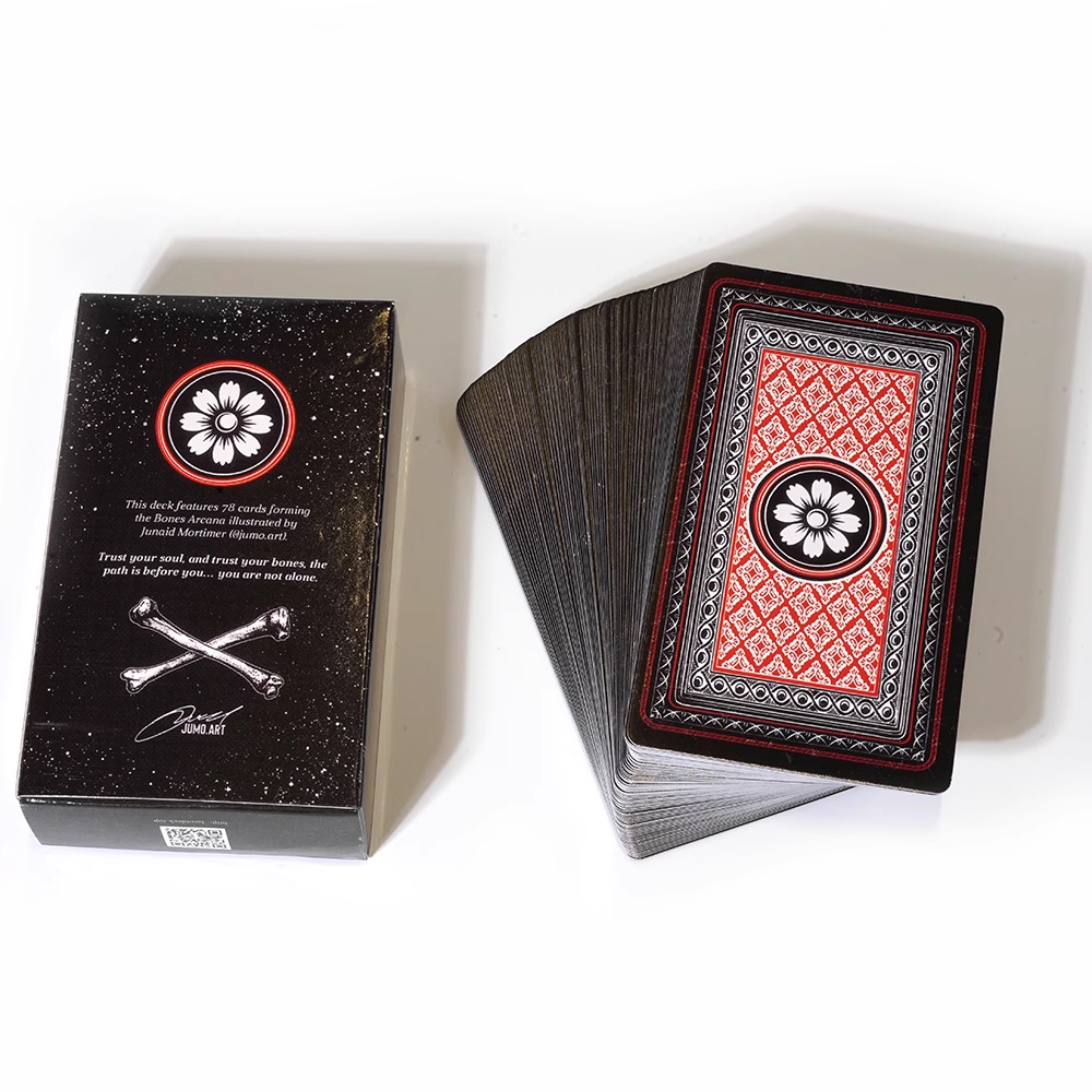 Bộ bài The Bones Arcana Tarot 78 lá bài đá thanh tẩy
