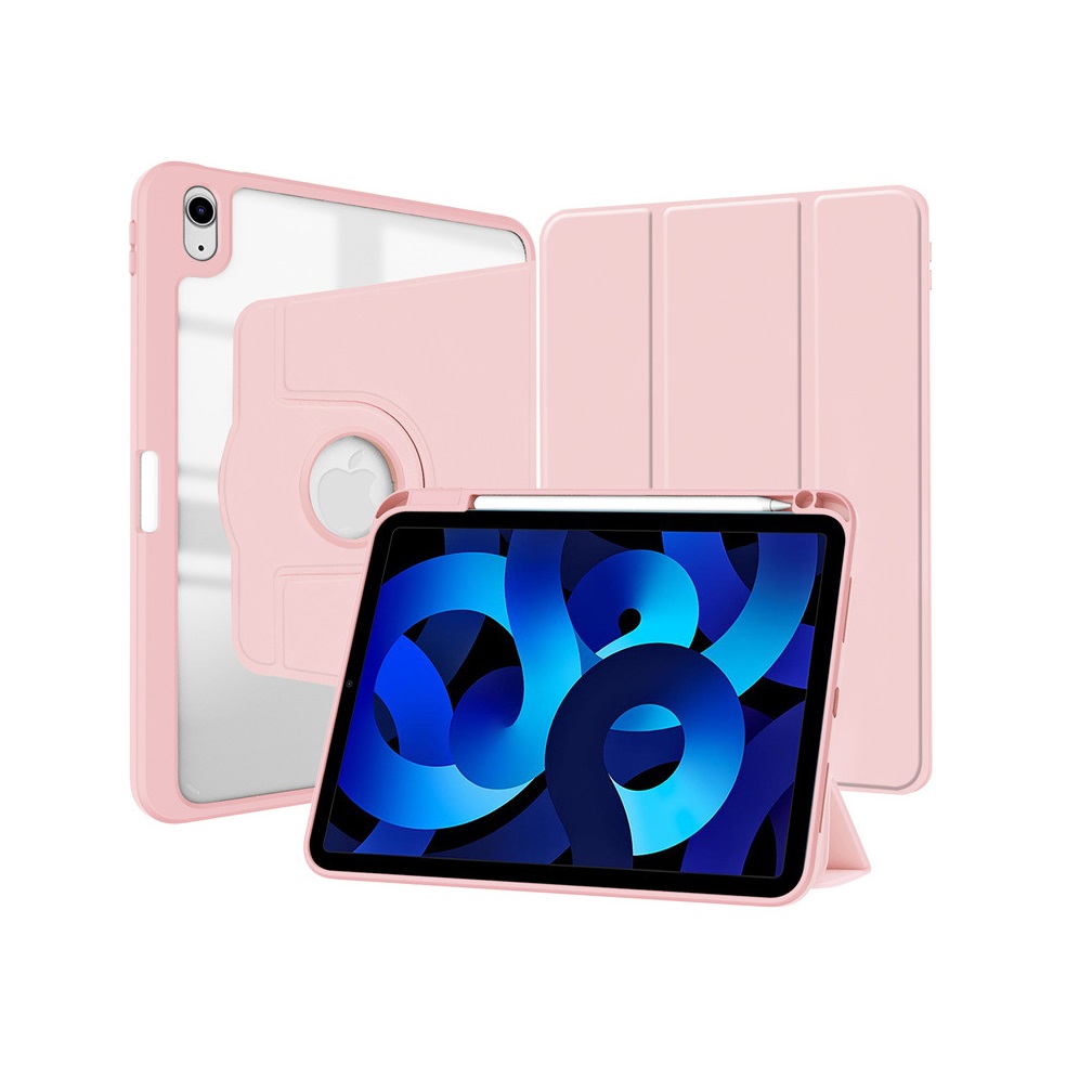Bao Da TPU Xoay 360° Dành Cho iPad 10 2022 10.9 inch, Gen 10 Xoay tròn dựng đứng và ngang tiện lợi, Phía trong có ngăn đựng bút, 4 góc chống sốc