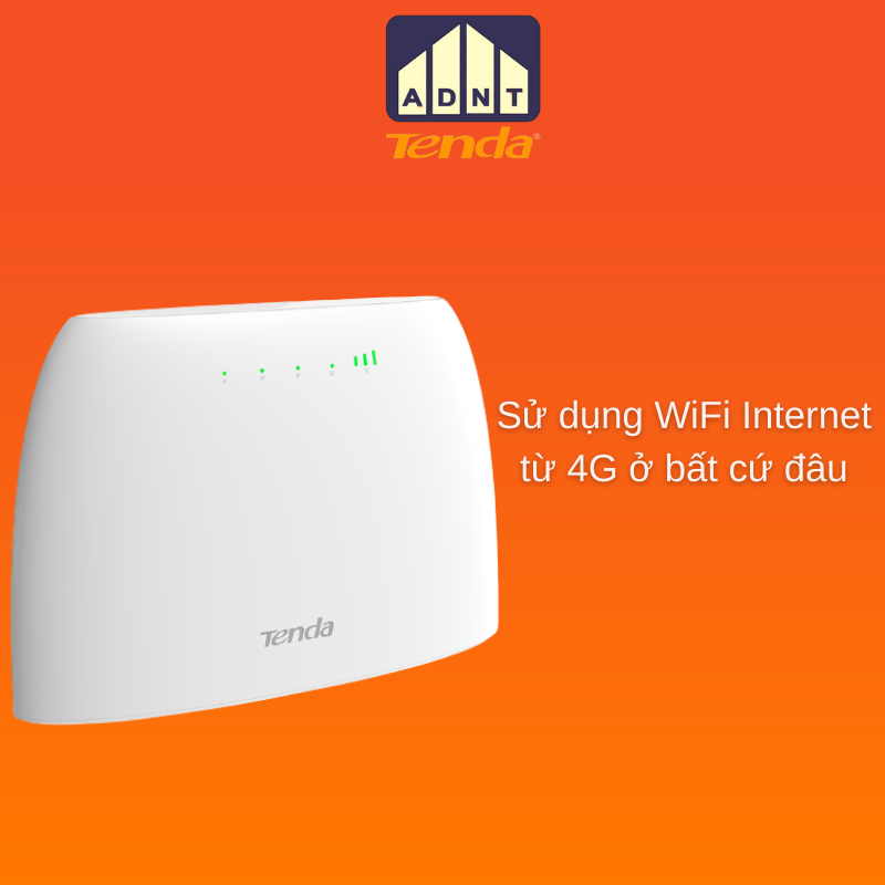 Bộ phát wifi sử dụng sim 4G Router 4G03 Tenda hàng chính hãng