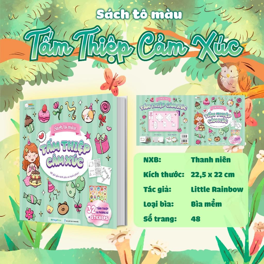 Sách Tô Màu - Tấm Thiệp Cảm Xúc - Megabook