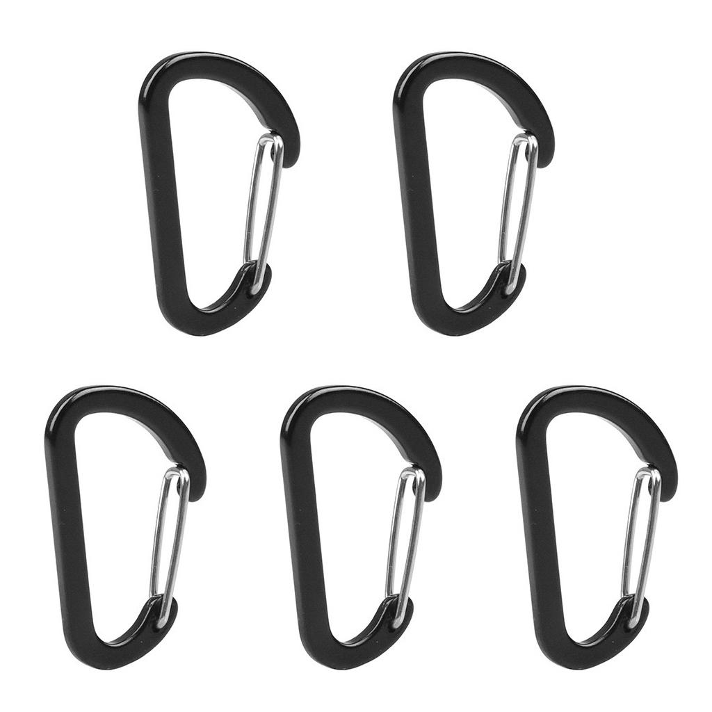 Carabiner Clips Hiking Keychain D-Ring Buckle Aluminum Alloy Fishing