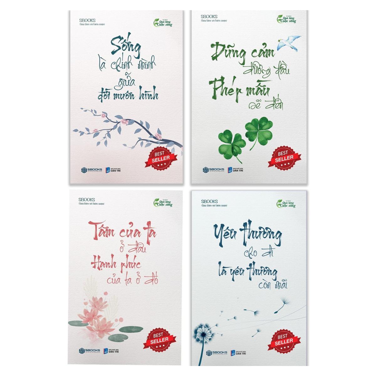 Sách Combo 4 Cuốn Quà Tặng Cuộc Sống - SBOOKS