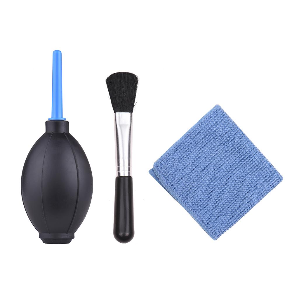 6 in 1 Dust Cleaner Camera Cleaning Kit Lens Brush+ 3pcs Cleaning Cloth+ Air Blower+ Optical Cleaning Tissue for Canon