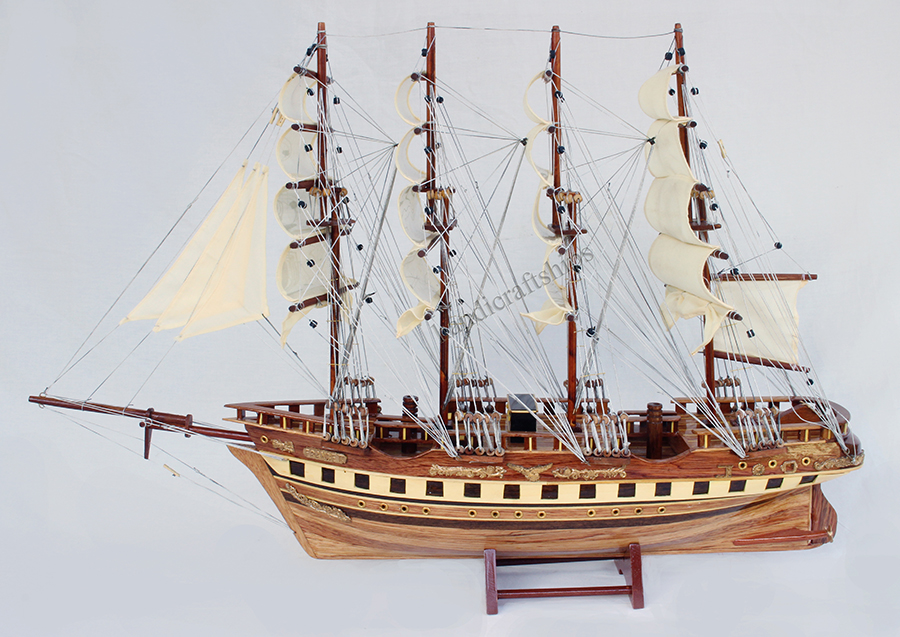 Thuyền trang trí nhà cửa France II thân 60cm C